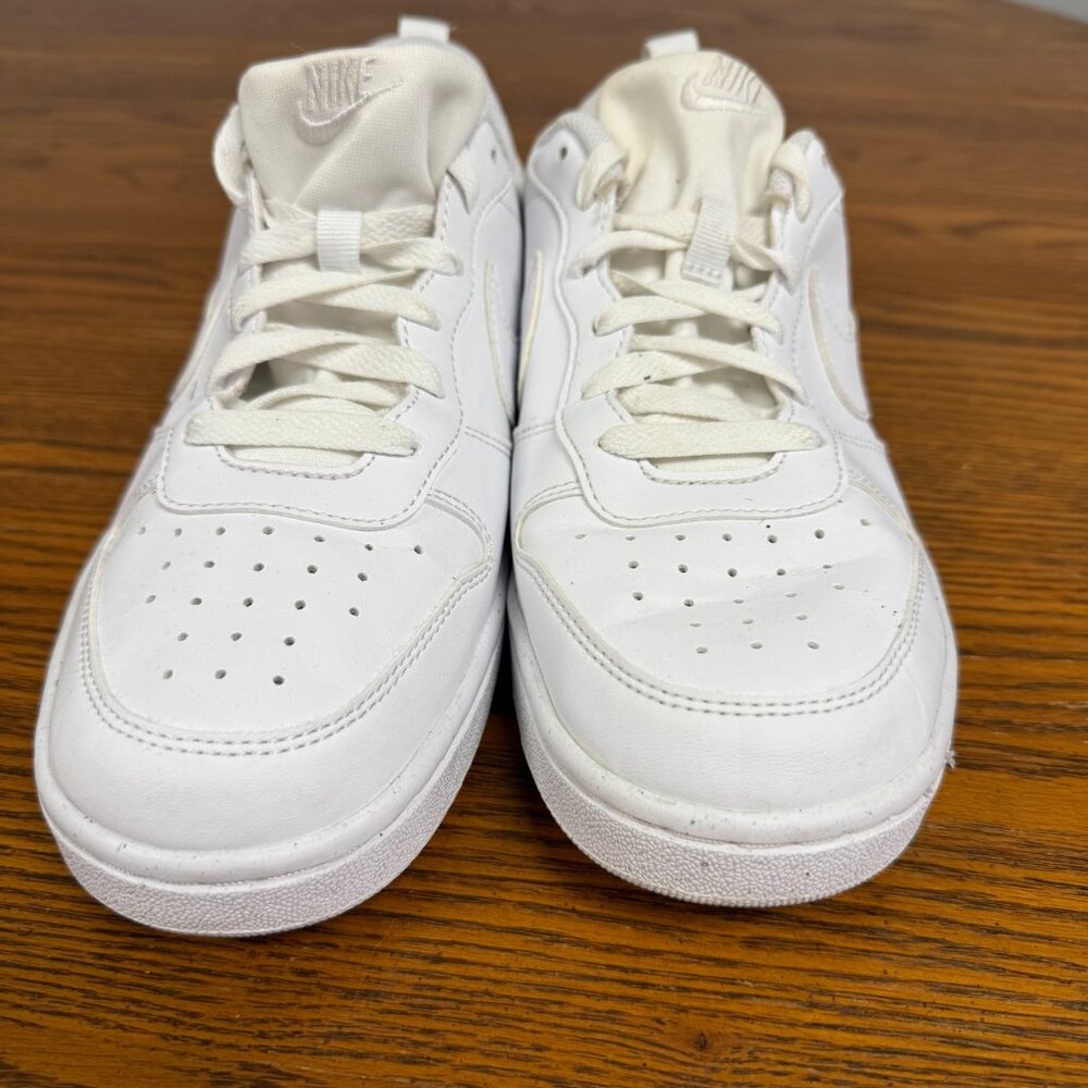 Nike Court Borough Low 2 Sneakers, White, Size 6.5Y‎